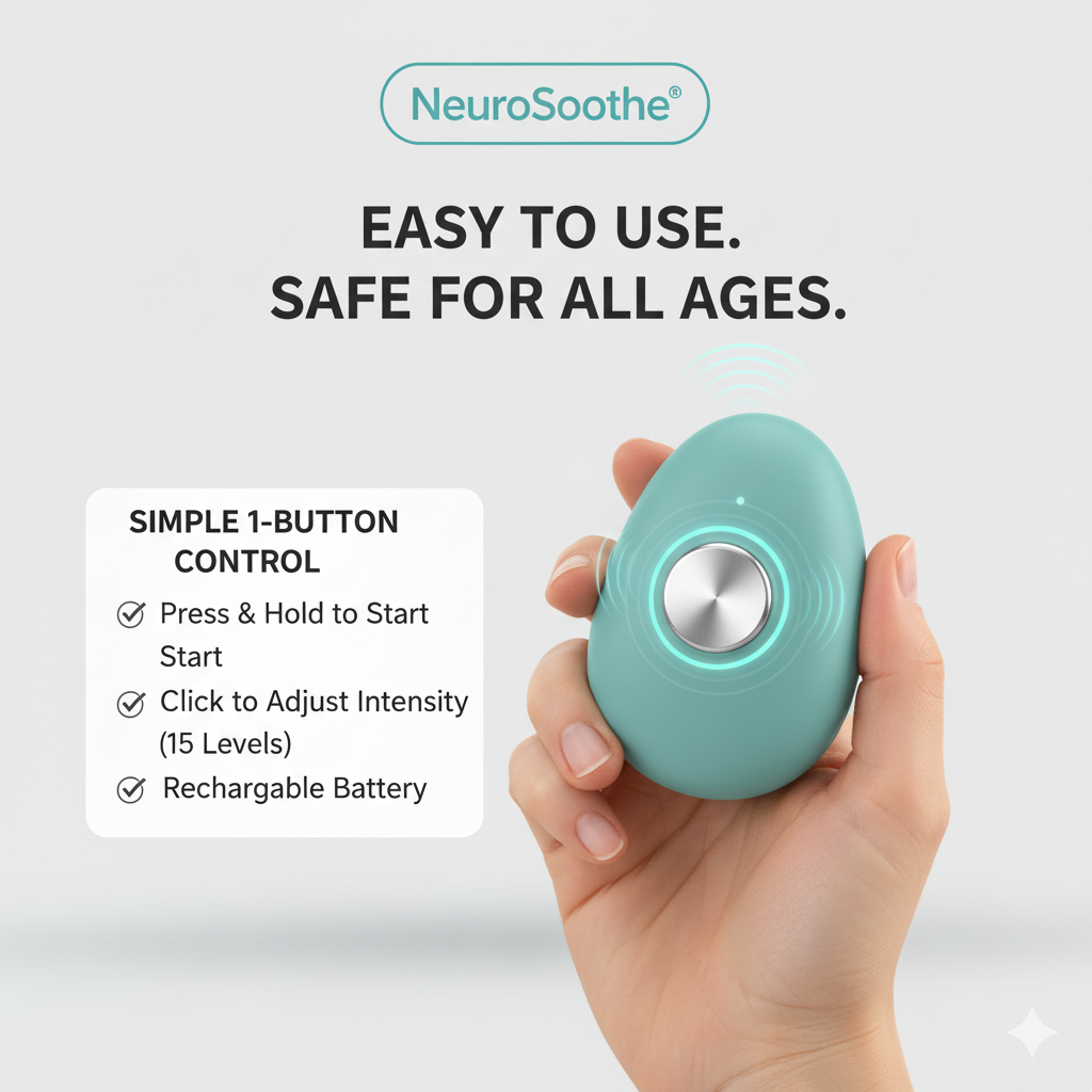 NeuroSoothe™ Handheld Sleep & Anxiety Relief Device