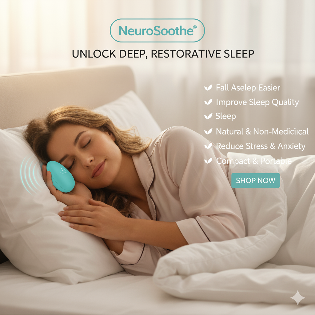 NeuroSoothe™ Handheld Sleep & Anxiety Relief Device
