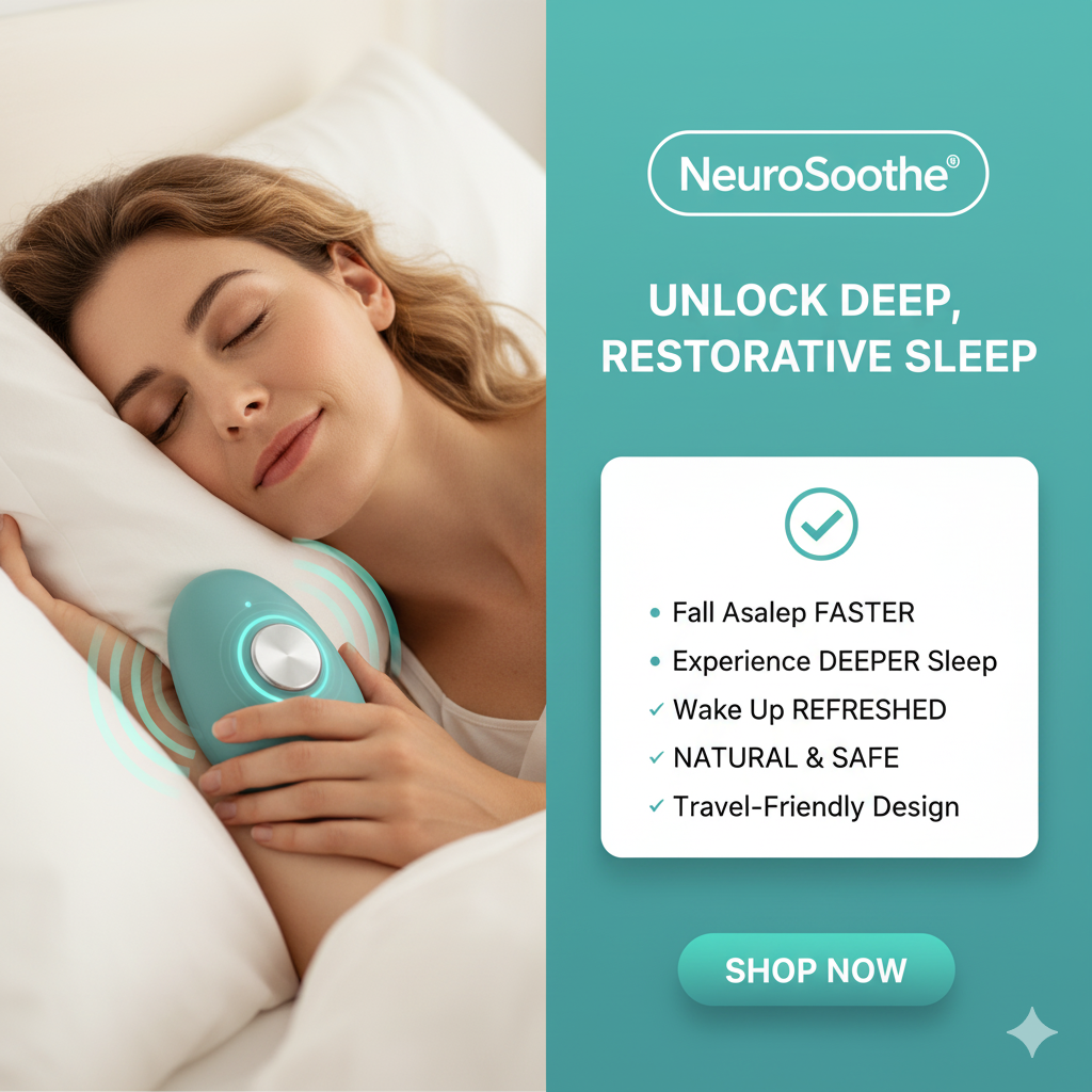 NeuroSoothe™ Handheld Sleep & Anxiety Relief Device