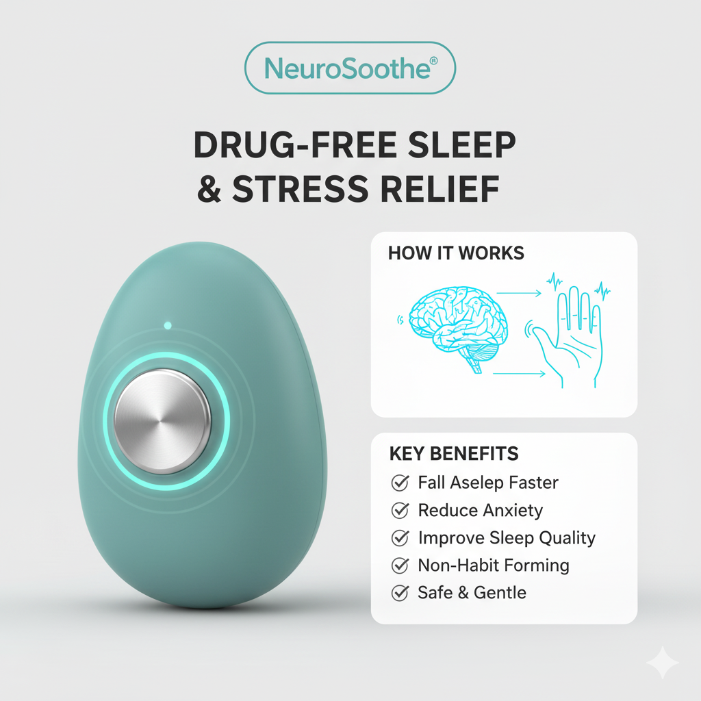 NeuroSoothe™ Handheld Sleep & Anxiety Relief Device